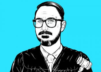 Yargıç John Hodgman Muz Kabuğu Yiyor