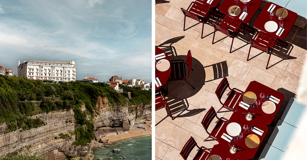 Bir Kayalığın Üzerine Tünemiş Yeni Bir Fransız Oteli