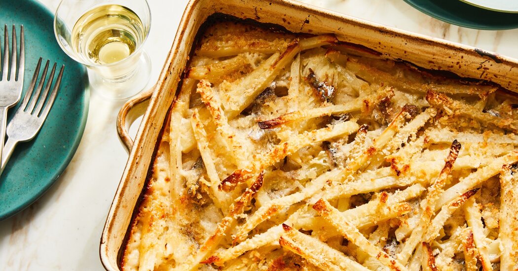 Karışımı Aşırı Kolay, Kremalı, Erimiş Patates Güveci